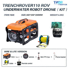 Afbeelding in Gallery-weergave laden, Partially Damaged: TRENCHROVER 110 ROV Underwater Robot Drone KIT/RTR