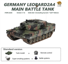 Afbeelding in Gallery-weergave laden, HOOEN 1/16 German Leopard2A4 L2A4 Main Battle Tank RTR 6608