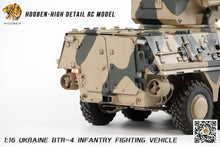 Laden Sie das Bild in den Galerie-Viewer, Hooben 1/16 Ukraine BTR-4 Infantry Fight Vehicle RC RTR S6826