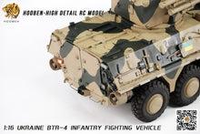 Laden Sie das Bild in den Galerie-Viewer, Hooben 1/16 Ukraine BTR-4 Infantry Fight Vehicle RC RTR S6826