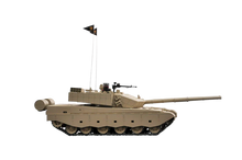 Load image into Gallery viewer, 90%-100% New: Hooben 1/16 Chinese Developed TYPE ZTZ99A PLA THIRD GENERATION Main Battle RC Tank RTR YELLOW No.6609 In stock in Japan