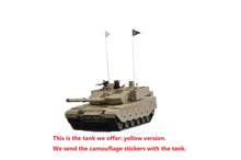 Load image into Gallery viewer, 90%-100% New: Hooben 1/16 Chinese Developed TYPE ZTZ99A PLA THIRD GENERATION Main Battle RC Tank RTR YELLOW No.6609 In stock in Japan