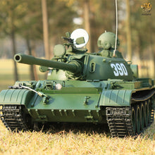 Laden Sie das Bild in den Galerie-Viewer, Hooben Full Set 1/16 RC Motorized Tank Kit T55A Russian Medium TANK With Metal Gearbox , Metal Barrel,Metal Sprocket / Idler 6602