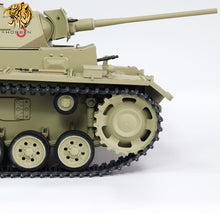 Load image into Gallery viewer, HOOBEN German 1/10 Panzer III J Medium Tank Pz.Kpfw. III Ausf. J-1 RTR World War II Panzerkampfwagen III  Armoured Fighting Vehicles 6735