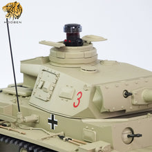 Load image into Gallery viewer, HOOBEN German 1/10 Panzer III J Medium Tank Pz.Kpfw. III Ausf. J-1 RTR World War II Panzerkampfwagen III  Armoured Fighting Vehicles 6735