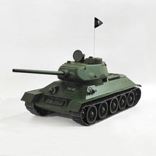Laden Sie das Bild in den Galerie-Viewer, HOOBEN 1/10 T-34/85 Soviet Medium Tank T34 RTR Pure Green 6774(Sold out, pre-order)