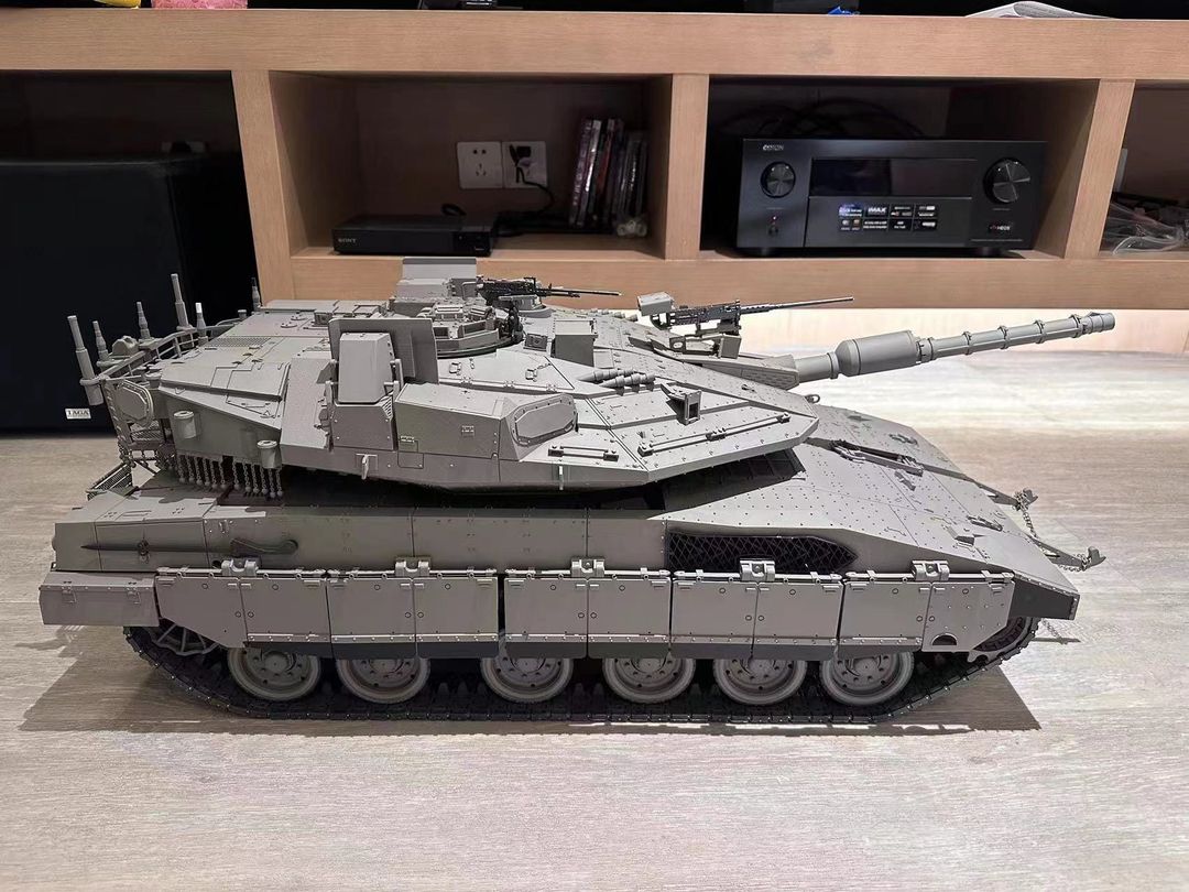 Merkava IDF Battle Tank RC RTR Military Army Tanks Mo – Hooben