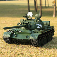Laden Sie das Bild in den Galerie-Viewer, Hooben Full Set 1/16 RC Motorized Tank Kit T55A Russian Medium TANK With Metal Gearbox , Metal Barrel,Metal Sprocket / Idler 6602