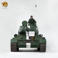 Laden Sie das Bild in den Galerie-Viewer, HOOBEN 1/10 T-34/85 Soviet Medium Tank T34 RTR Pure Green 6774(Sold out, pre-order)