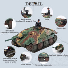 Laden Sie das Bild in den Galerie-Viewer, HOOBEN 1/10 RTR German Hetzer Jagdpanzer Master Painting Light Army Battle Tank 6755