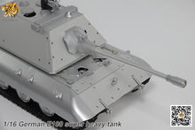 Laden Sie das Bild in den Galerie-Viewer, HOOBEN German 1/16 E100 Krupp Turret Panzerkampfwagen E-100 Gerät 383 TG-01 super-heavy tank World War II 6606