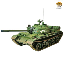 Laden Sie das Bild in den Galerie-Viewer, Hooben Full Set 1/16 RC Motorized Tank Kit T55A Russian Medium TANK With Metal Gearbox , Metal Barrel,Metal Sprocket / Idler 6602