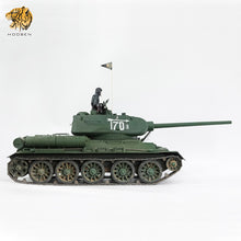 Laden Sie das Bild in den Galerie-Viewer, HOOBEN 1/10 T-34/85 Soviet Medium Tank T34 RTR Pure Green 6774(Sold out, pre-order)