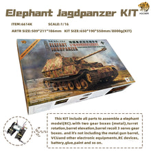 画像をギャラリービューアに読み込む, HOOBEN 1/16 German Elefant Jagdpanzer Ferdinand Heavy Tank 6614