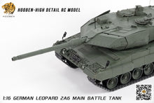 Laden Sie das Bild in den Galerie-Viewer, HOOEN 1/16 German Leopard2A6 L2A6 Main Battle Tank RTR 6666
