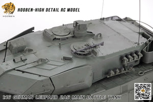 HOOEN 1/16 German Leopard2A6 L2A6 Main Battle Tank RTR 6666