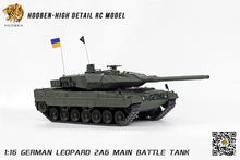 Cargar imagen en el visor de la galería, HOOEN 1/16 German Leopard2A6 L2A6 Main Battle Tank RTR 6666
