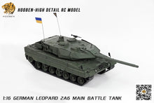 Cargar imagen en el visor de la galería, HOOEN 1/16 German Leopard2A6 L2A6 Main Battle Tank RTR 6666
