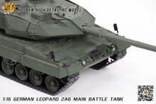 Cargar imagen en el visor de la galería, HOOEN 1/16 German Leopard2A6 L2A6 Main Battle Tank RTR 6666
