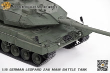 Afbeelding in Gallery-weergave laden, HOOEN 1/16 German Leopard2A6 L2A6 Main Battle Tank RTR 6666
