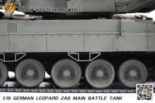 Laden Sie das Bild in den Galerie-Viewer, HOOEN 1/16 German Leopard2A6 L2A6 Main Battle Tank RTR 6666
