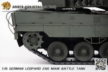 Laden Sie das Bild in den Galerie-Viewer, HOOEN 1/16 German Leopard2A6 L2A6 Main Battle Tank RTR 6666
