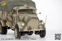 Laden Sie das Bild in den Galerie-Viewer, Hooben 1/16 OPEL Blitz WWII German 3T Medium-Duty Truck RC Model RTR NO. S6809F
