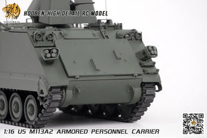 Pre-order HOOBEN 1/16 M113A2 ARMORED PERSONNEL CARRIER RC AFV NO.6665