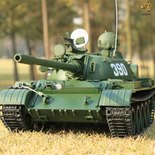 Laden Sie das Bild in den Galerie-Viewer, Hooben Full Set 1/16 RC Motorized Tank Kit T55A Russian Medium TANK With Metal Gearbox , Metal Barrel,Metal Sprocket / Idler 6602
