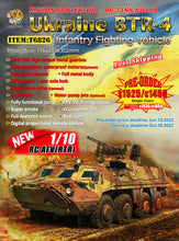 Laden Sie das Bild in den Galerie-Viewer, Pre-Order Hooben 1/10 Ukraine BTR-4 Infantry Fight Vehicle RC RTR T6826
