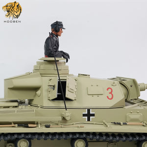 HOOBEN German 1/10 Panzer III J Medium Tank Pz.Kpfw. III Ausf. J-1 RTR World War II Panzerkampfwagen III  Armoured Fighting Vehicles 6735