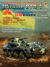 Laden Sie das Bild in den Galerie-Viewer, Hooben 1/16 Ukraine BTR-4 Infantry Fight Vehicle RC RTR S6826
