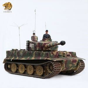 HOOBEN 1:10 RC RTR TANK Tiger I Late Production Michael Wittmann Heavy Tank WORLD WAR II Master Painting Camouflage & Zimmerit 6619