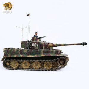 HOOBEN 1:10 RC RTR TANK Tiger I Late Production Michael Wittmann Heavy Tank WORLD WAR II Master Painting Camouflage & Zimmerit 6619