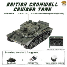 Cargar imagen en el visor de la galería, HOOBEN 1/16 Cromwell The Fastest British Military Army Tank Cruiser Mk VIII RC RTR Tanks 6652
