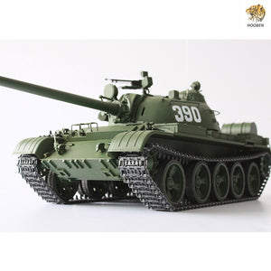 Hooben Full Set 1/16 RC Motorized Tank Kit T55A Russian Medium TANK With Metal Gearbox , Metal Barrel,Metal Sprocket / Idler 6602