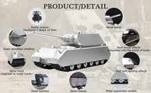 画像をギャラリービューアに読み込む, HOOBEN Germany Full Metal Maus Super Heavy Tank Panzerkampfwagen VIII Panzer RTR 6605
