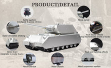 Charger l&#39;image dans la galerie, HOOBEN Germany Full Metal Maus Super Heavy Tank Panzerkampfwagen VIII Panzer RTR 6605
