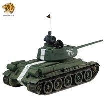 Load image into Gallery viewer, HOOBEN 1/10 T-34/85 Soviet Medium Tank T34 RTR Pure Green 6774
