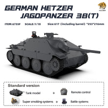 Load image into Gallery viewer, HOOBEN 1/10 RTR German Hetzer Jagdpanzer Master Painting Light Army Battle Tank 6755
