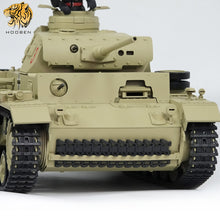 Cargar imagen en el visor de la galería, HOOBEN German 1/10 Panzer III J Medium Tank Pz.Kpfw. III Ausf. J-1 RTR World War II Panzerkampfwagen III  Armoured Fighting Vehicles 6735
