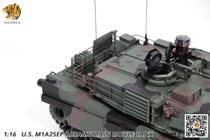 Hooben 1/16 American M1A2 Abrams Main Battle Tank 6601F