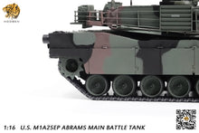 Laden Sie das Bild in den Galerie-Viewer, Hooben 1/16 American M1A2 Abrams Main Battle Tank 6601F
