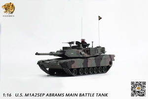 Hooben 1/16 American M1A2 Abrams Main Battle Tank 6601F