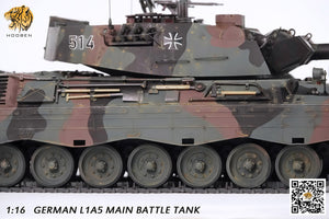 HOOEN 1/16 German Leopard 1A5 L1A5 Main Battle Tank RTR 6647