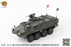 HOOBEN 1/16 M1126 Infantry Carrier Vehicle Armored Car Tank Model