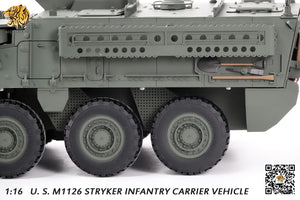 HOOBEN 1/16 M1126 Infantry Carrier Vehicle Armored Car Tank Model