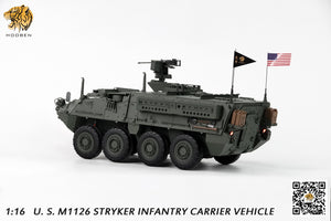 HOOBEN 1/16 M1126 Infantry Carrier Vehicle Armored Car Tank Model