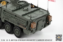 Laden Sie das Bild in den Galerie-Viewer, HOOBEN 1/16 M1126 Infantry Carrier Vehicle Armored Car Tank Model
