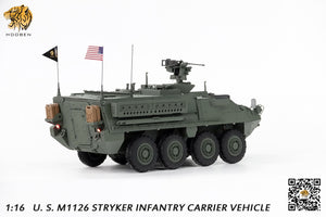 HOOBEN 1/16 M1126 Infantry Carrier Vehicle Armored Car Tank Model